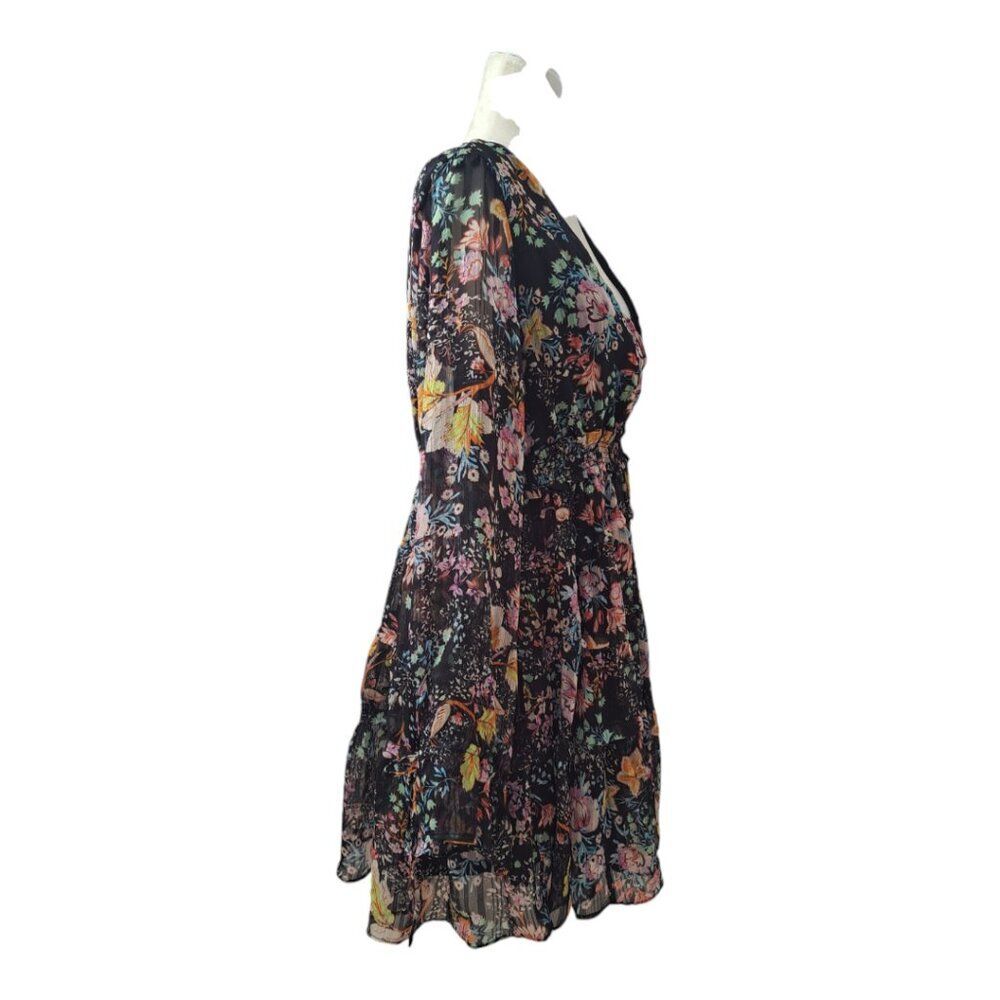 Free People Closer To The Heart Tiered Floral Women's Dress Coquet Boho Multi L - Picture 5 of 9